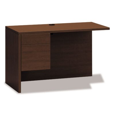 10500 Series Return Shell for Desk Shell, Left, 48w x 24d x 29.5h, Shaker Cherry