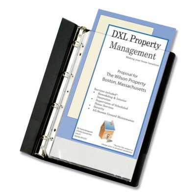 Heavyweight Poly Sheet Protectors, Clear, 2″, 14 x 8.5, 50/Box