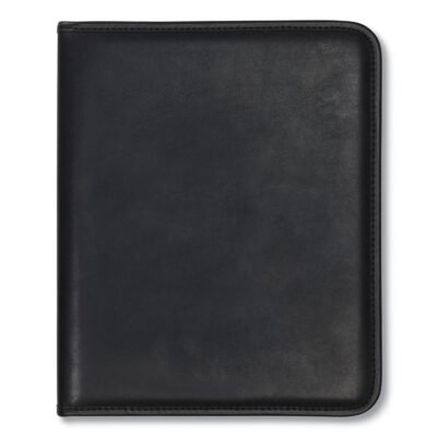 Professional Padfolio, Storage Pockets/Card Slots, Writing Pad, Black