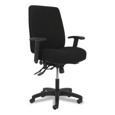 Network High-Back Chair, Supports Up to 250 lb, 18.3″ to 22.8″ Seat Height, Black