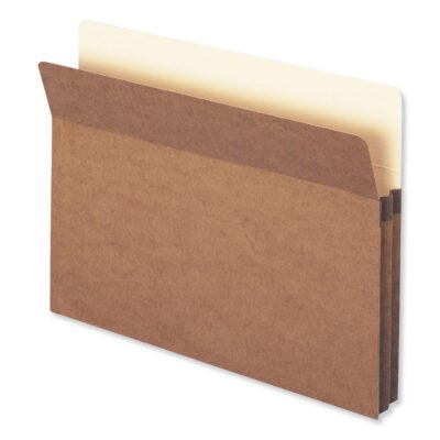 Redrope Drop Front File Pockets, 1.75″ Expansion, Letter Size, Redrope, 50/Box