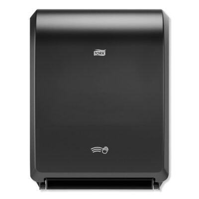 Electronic Hand Towel Roll Dispenser, 8″ Roll, 12.32 x 9.32 x 15.95, Black