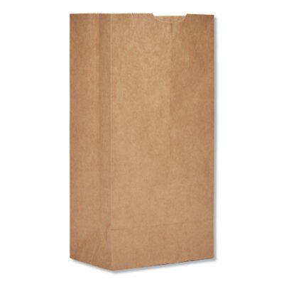 Grocery Paper Bags, 30 lb Capacity, #4, 5″ x 3.33″ x 9.75″, Kraft, 500 Bags