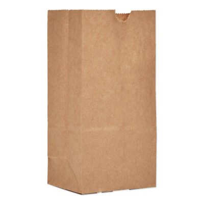 Grocery Paper Bags, 30 lb Capacity, #1, 3.5″ x 2.38″ x 6.88″, Kraft, 500 Bags