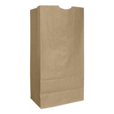 Grocery Paper Bags, 50 lb Capacity, #16, 7.75″ x 4.81″ x 16″, Kraft, 500 Bags