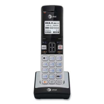 TL86003 Cordless Telephone Handset for the TL86103 System, Silver/Black