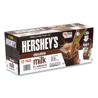 2% Reduced Fat Chocolate Milk, 11 oz, 12/Carton, Ships in 1-3 Business Days