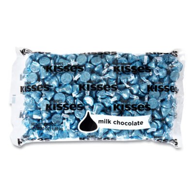 KISSES, Milk Chocolate, Blue Wrappers, 66.7 oz Bag, Ships in 1-3 Business Days