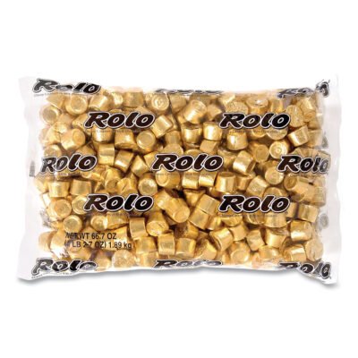 Bulk Pack Creamy Caramels Wrapped in Rich Chocolate Candy, 66.7 oz Bag, Ships in 1-3 Business Days