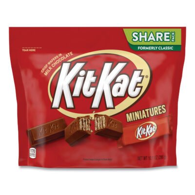 Miniatures Milk Chocolate Share Pack, 10.1 oz Bag, 3/Pack, Ships in 1-3 Business Days