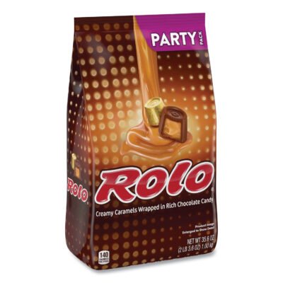 Party Pack Creamy Caramels Wrapped in Rich Chocolate Candy, 35.6 oz Bag, Ships in 1-3 Business Days