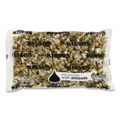 KISSES Milk Chocolate with Almonds, 66.7 oz Bag, Ships in 1-3 Business Days