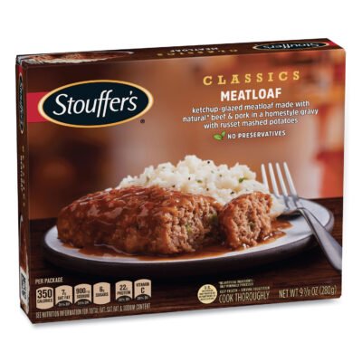 Classics Meatloaf with Mashed Potatoes, 9.88 oz Box, 3 Boxes/Pack, Ships in 1-3 Business Days