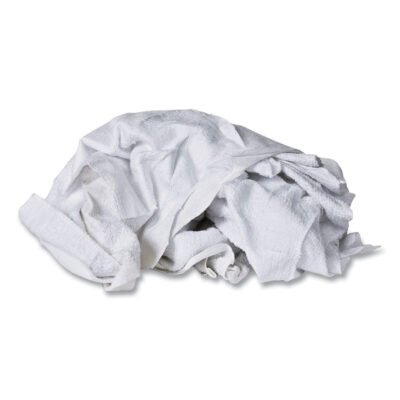 Cotton Wipers, White, 50/Carton