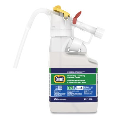 Dilute 2 Go, Comet Disinfecting – Sanitizing Bathroom Cleaner, Citrus Scent, , 4.5 L Jug, 1/Carton