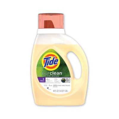 PurClean Liquid Laundry Detergent, Honey Lavender, 32 Loads, 46 oz Bottle, 6/Carton