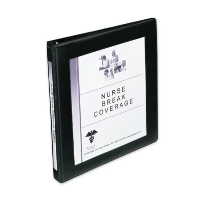 Framed View Heavy-Duty Binders, 3 Rings, 0.5″ Capacity, 11 x 8.5, Black
