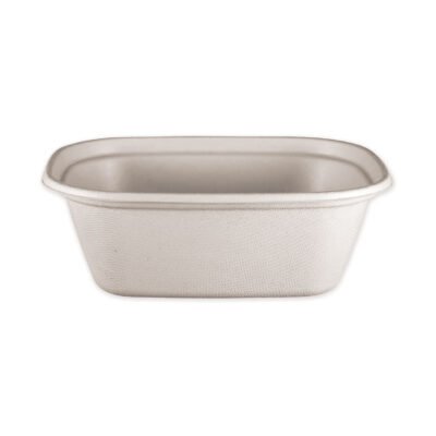 Fiber Containers, 48 oz, 8.5″ Diameter x 3″h, Natural, Paper, 400/Carton