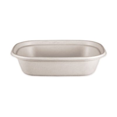 Fiber Containers, 32 oz, 8.5″ Diameter x 2″h, Natural, Paper, 400/Carton