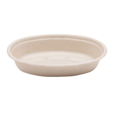 Fiber Burrito Bowls, 24 oz, 8″ Diameter x 1.6″h, Natural, 400/Carton