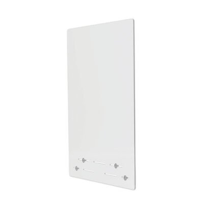 Mounting Safety Barrier with Full Shield, 23.75″ x 31.75″, Acrylic, Clear, 2/Carton