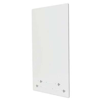 Mounting Safety Barrier with Full Shield, 23.75″ x 31.75″, Polycarbonate, Clear, 2/Carton