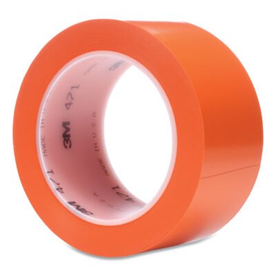 Vinyl Floor Marking Tape 471, 2″ x 36 yds, Orange