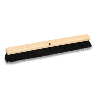Tampico Push Broom Head, Black Bristles, 24″