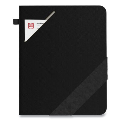 Large Starter Journal, 1-Subject, Narrow Rule, Black Cover, (192) 10 x 8 Sheets