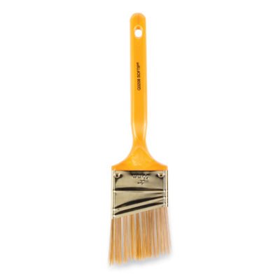 Softip Paint Brush, Nylon/Polyester Bristles, 2″ Wide, Angled Profile, Plastic Kaiser Handle