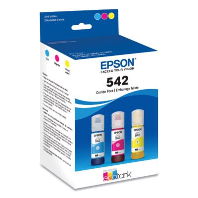 T542520-S (T542) DURABrite EcoFit Ultra High-Capacity Ink, 6,000 Page-Yield, Cyan/Magenta/Yellow