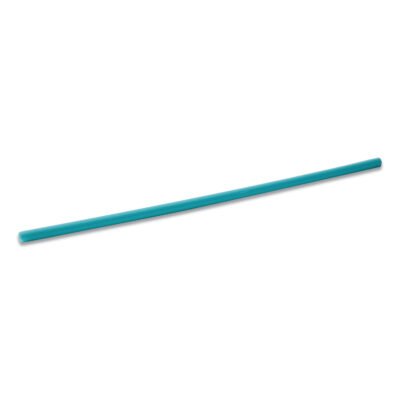 Marine Biodegradable Straws, 7.75″, PHA, Ocean Blue, Wrapped, 375/Box, 10 Boxes/Carton