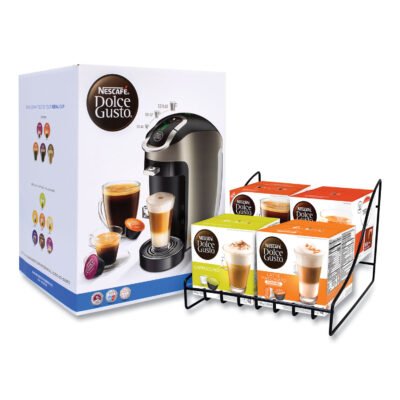 Esperta 2 With Four Gusto Coffees and Rack Bundle, Black/Gray, Ships in 1-3 Business Days