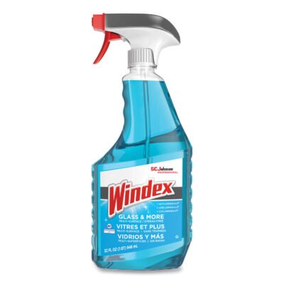 Ammonia-D Glass Cleaner, Fresh, 32 oz Spray Bottle, 8/Carton