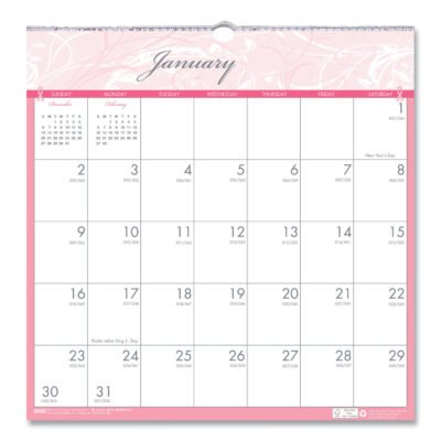 Earthscapes Recycled Monthly Desk Pad Calendar, Mountains of the World Photos, 22 x 17, Black Corners,12-Month(Jan-Dec): 2023