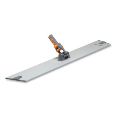 Wet/Dry Microfiber Mop Frame, 22″ x 3.15″, Aluminum/Plastic, Gray/Orange