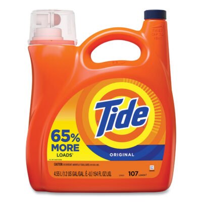 HE Laundry Detergent, Original Scent, 107 Loads, 154 oz Pump Bottle
