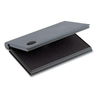 2000 PLUS One-Color Felt Stamp Pad, #2, 6.25″ x 3.5″, Black