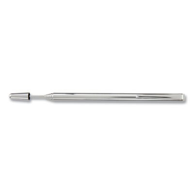 Slimline Pen-Size Pocket Pointer with Clip, Extends to 24.5″, Silver