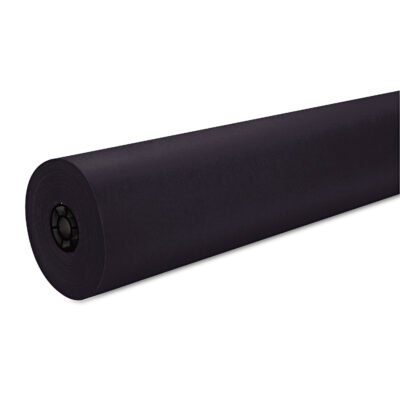 Decorol Flame Retardant Art Rolls, 40 lb Cover Weight, 36″ x 1000 ft, Black
