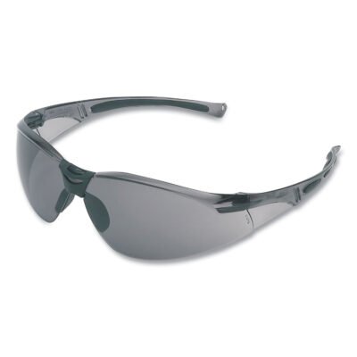 A800 Series Safety Eyewear, Scratch-Resistant, Gray Frame, TSR Gray Lens