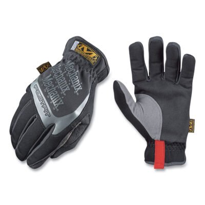 FastFit Work Gloves, Black, Small