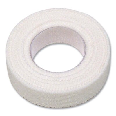 First Aid Adhesive Tape, 0.5″ x 10 yds, 6 Rolls/Box