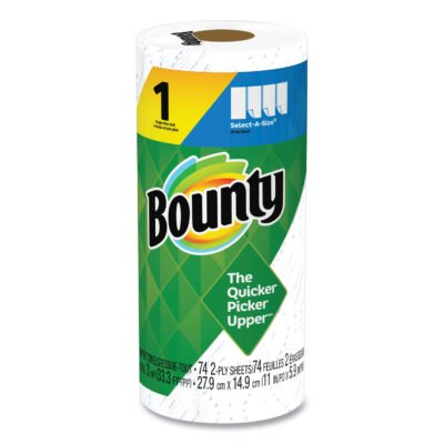 Select-a-Size Kitchen Roll Paper Towels, 2-Ply, 5.9 x 11, White, 74 Sheets/Roll