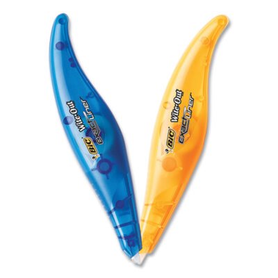 Wite-Out Brand Exact Liner Correction Tape, Non-Refillable, 0.2″ x 236″, 4/Pack