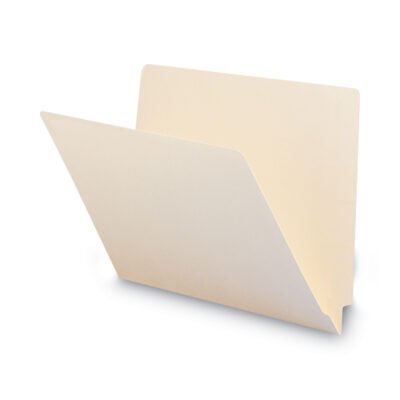 Reinforced Top Tab Colored File Folders, 1/3-Cut Tabs: Assorted, Letter Size, 0.75″ Expansion, Orange, 100/Box