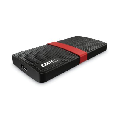 X200 Power Plus External Solid State Drive, 1 TB, USB 3.1, Black