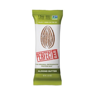 Refrigerated Protein Bar, Almond Butter, 2.3 oz Bar, 16/Carton, Ships in 1-3 Business Days