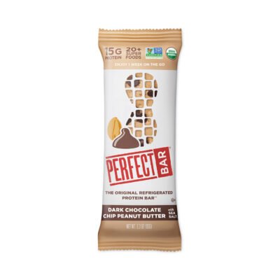 Refrigerated Protein Bar, Dark Chocolate Peanut Butter with Sea Salt, 2.3 oz Bar, 16/Carton, Ships in 1-3 Business Days