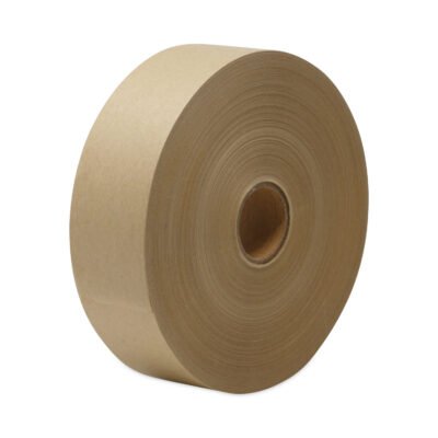 Gummed Kraft Sealing Tape, 3″ Core, 2″ x 600 ft, Brown, 12/Carton